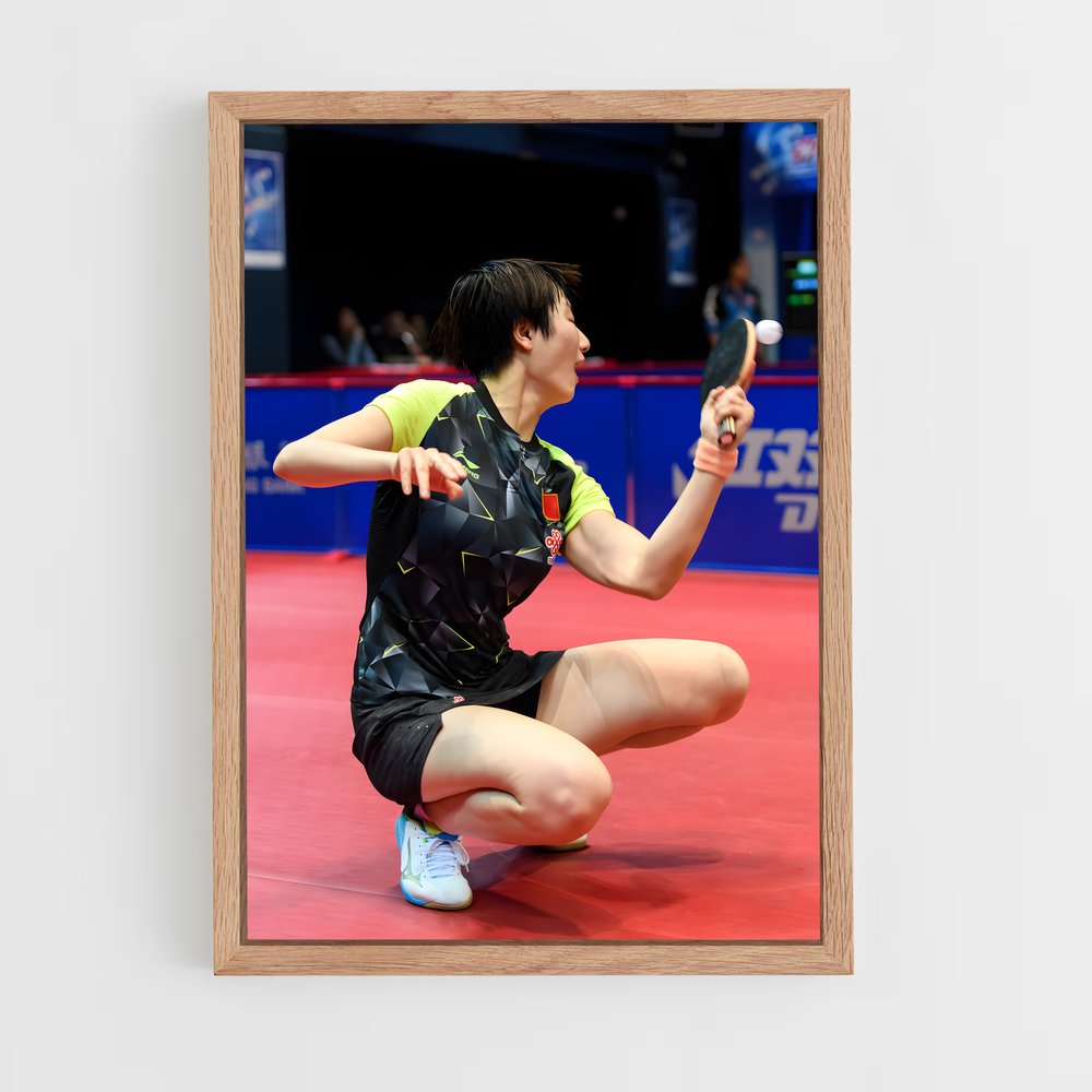 Poster Ding ning – affiche Tennis de table (vue 4)